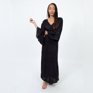 Amuse Society Black Maxi Dress